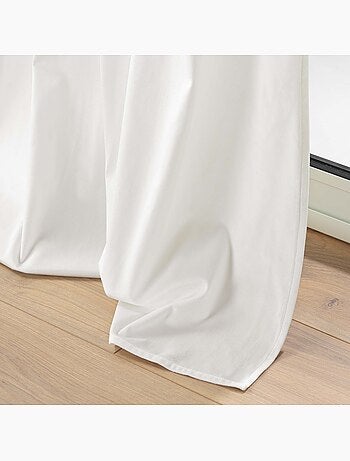 Rideau a poils doux 140 x 240 cm caresses rouge