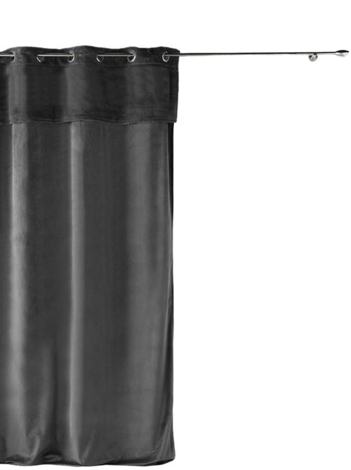 Rideau a poils doux collection Caresses - Kiabi