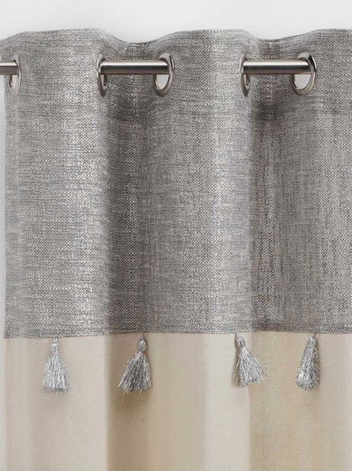 Rideau à pompons Sultan - Kiabi