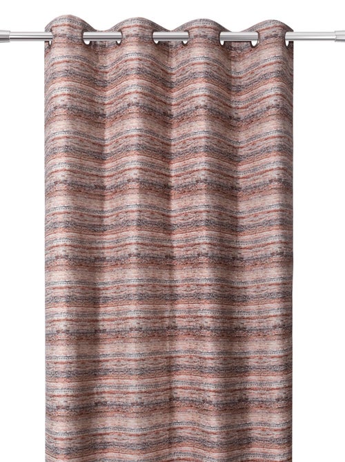 Rideau à rayures colorées - Kiabi