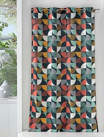 Rideau à tendance géométrique