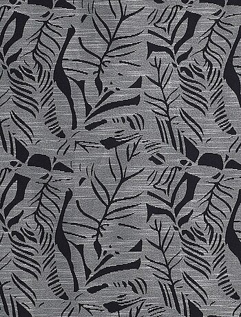 Rideau à tissu jacquard à motifs feuilles FOLHA