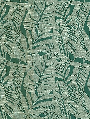 Rideau à tissu jacquard à motifs feuilles FOLHA