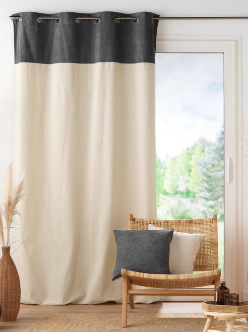 Rideau à top bouclette - Kiabi