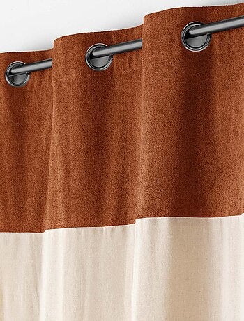 Rideau à top bouclette