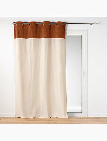 Rideau à top bouclette