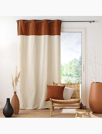 Rideau à top bouclette