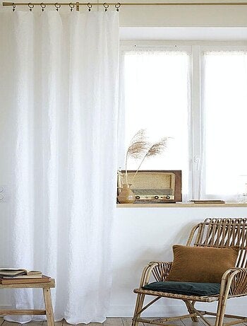 Rideau ajustable 140x270 en Lin lavé