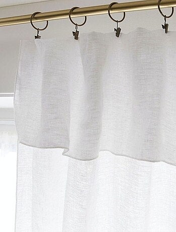 Rideau ajustable 140x270 en Lin lavé