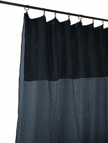 Rideau Ajustable 140x300 cm Gaze de Coton