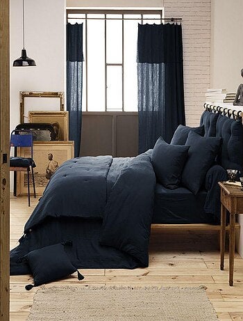 Rideau Ajustable 140x300 cm Gaze de Coton