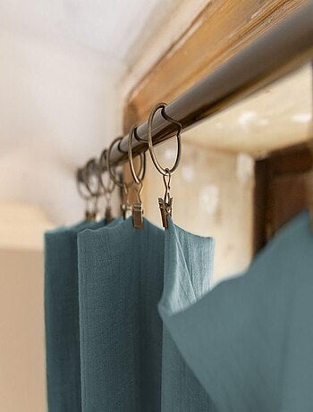 Rideau ajustable 140x300 en double Gaze de coton