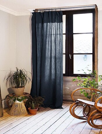 Rideau ajustable 140x300 en double Gaze de coton