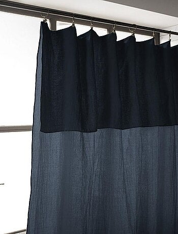 Rideau ajustable 140x300 en double Gaze de coton