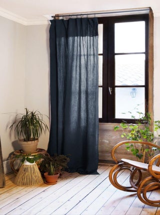 Rideau ajustable 140x300 en double Gaze de coton