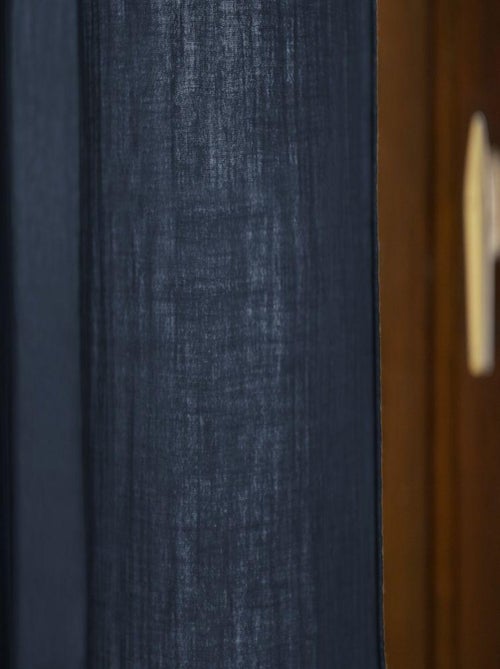 Rideau ajustable 140x300 en double Gaze de coton - Kiabi