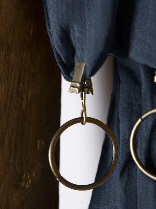 Rideau ajustable 140x300 en double Gaze de coton - Kiabi