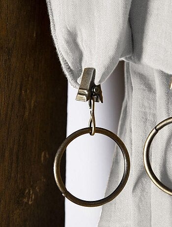 Rideau ajustable 140x300 en double Gaze de coton