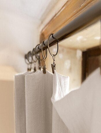 Rideau ajustable 140x300 en double Gaze de coton