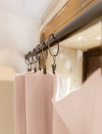 Rideau ajustable 140x300 en double Gaze de coton