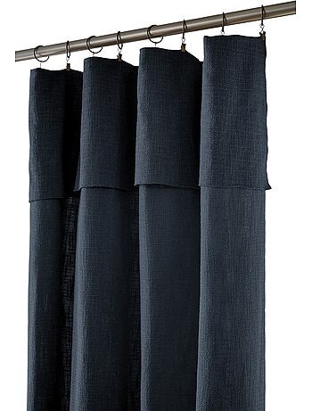 Rideau ajustable + 8 anneaux pince Sixtine