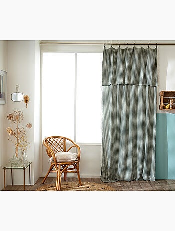 Rideau Ajustable Double Gaze de Coton VICHIE