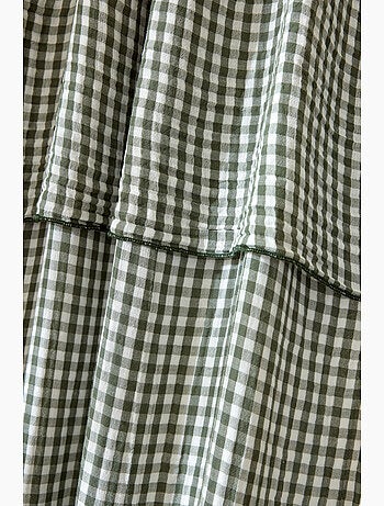 Rideau Ajustable Double Gaze de Coton VICHIE