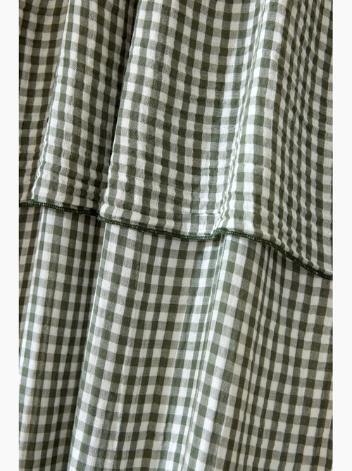 Rideau Ajustable Double Gaze de Coton VICHIE - Kiabi