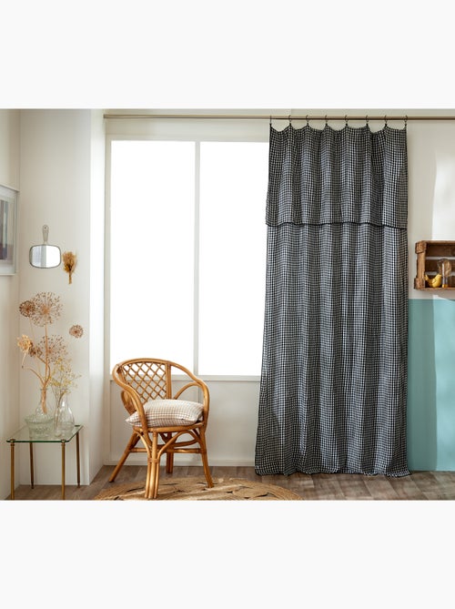 Rideau Ajustable Double Gaze de Coton VICHIE - Kiabi
