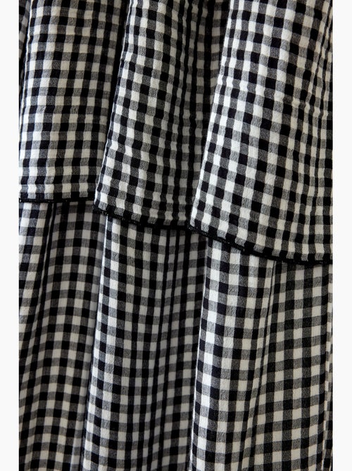 Rideau Ajustable Double Gaze de Coton VICHIE - Kiabi