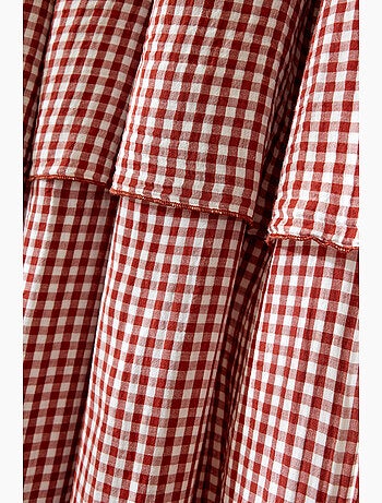 Rideau Ajustable Double Gaze de Coton VICHIE