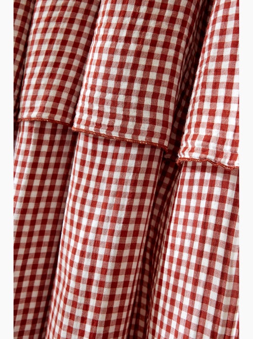 Rideau Ajustable Double Gaze de Coton VICHIE - Kiabi