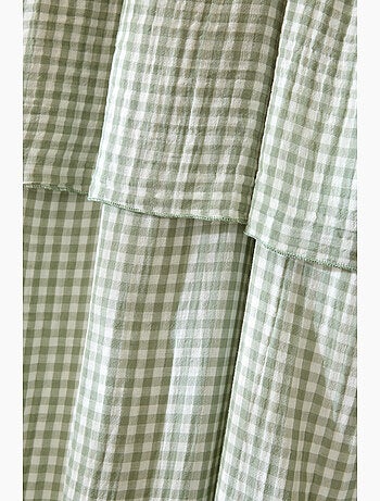 Rideau Ajustable Double Gaze de Coton VICHIE