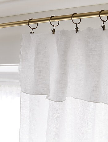 Rideau ajustable lin - Terre de Nuit