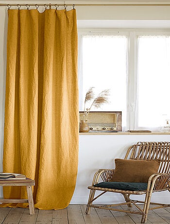 Rideau ajustable lin - Terre de Nuit