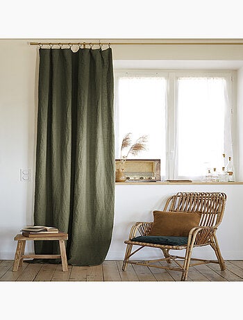 Rideau ajustable lin - Terre de Nuit