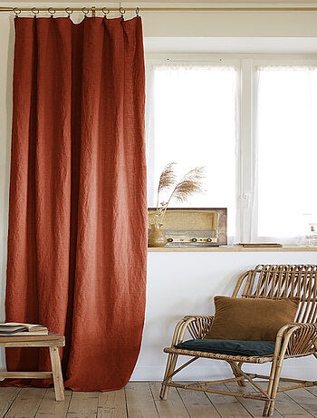 Rideau ajustable lin - Terre de Nuit