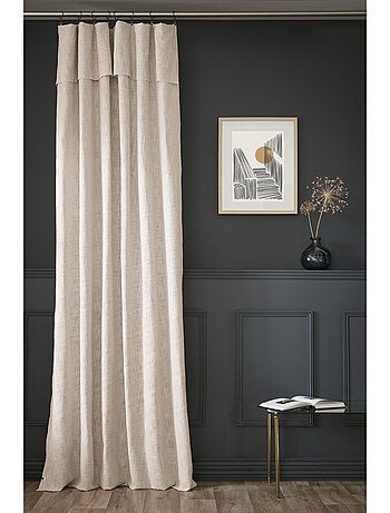 Rideau Ajustable Sixtine – Coton Flammé- Sixtine