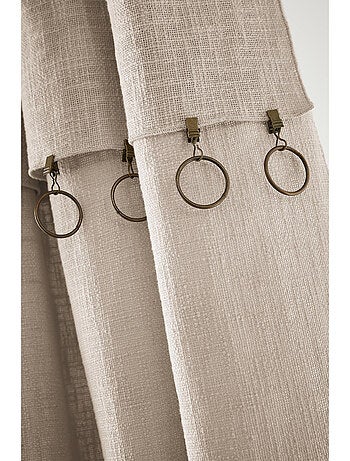 Rideau Ajustable Sixtine – Coton Flammé- Sixtine