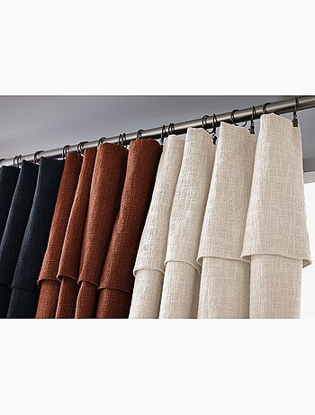 Rideau Ajustable Sixtine – Coton Flammé- Sixtine