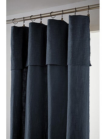 Rideau Ajustable Sixtine – Coton Flammé- Sixtine