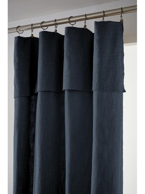 Rideau Ajustable Sixtine – Coton Flammé- Sixtine - Kiabi