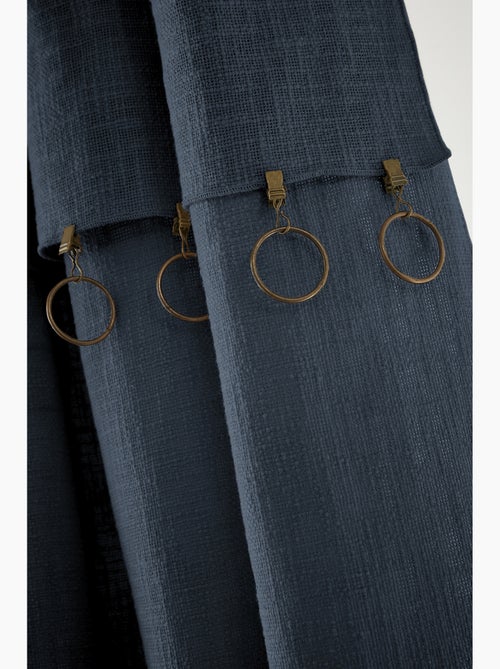 Rideau Ajustable Sixtine – Coton Flammé- Sixtine - Kiabi