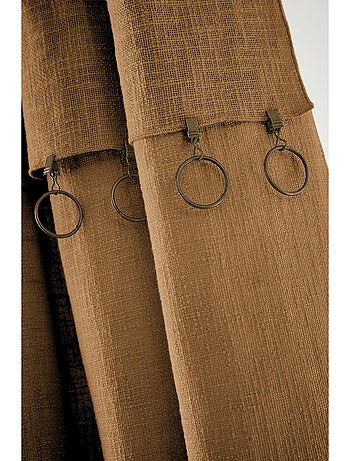 Rideau Ajustable Sixtine – Coton Flammé- Sixtine
