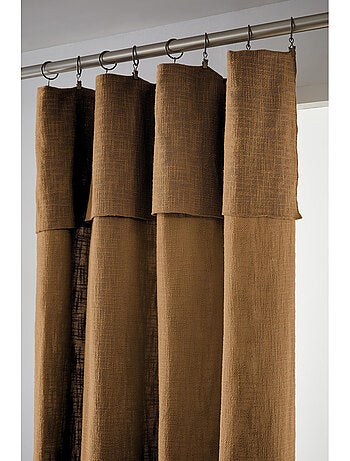 Rideau Ajustable Sixtine – Coton Flammé- Sixtine