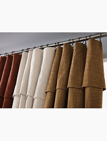 Rideau Ajustable Sixtine – Coton Flammé- Sixtine