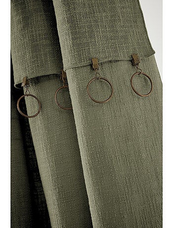 Rideau Ajustable Sixtine – Coton Flammé- Sixtine