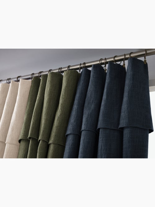 Rideau Ajustable Sixtine – Coton Flammé- Sixtine - Kiabi