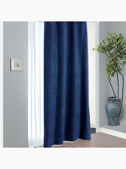 Rideau Alaska à galon fronceur isolant et 100 % occultant - Kiabi