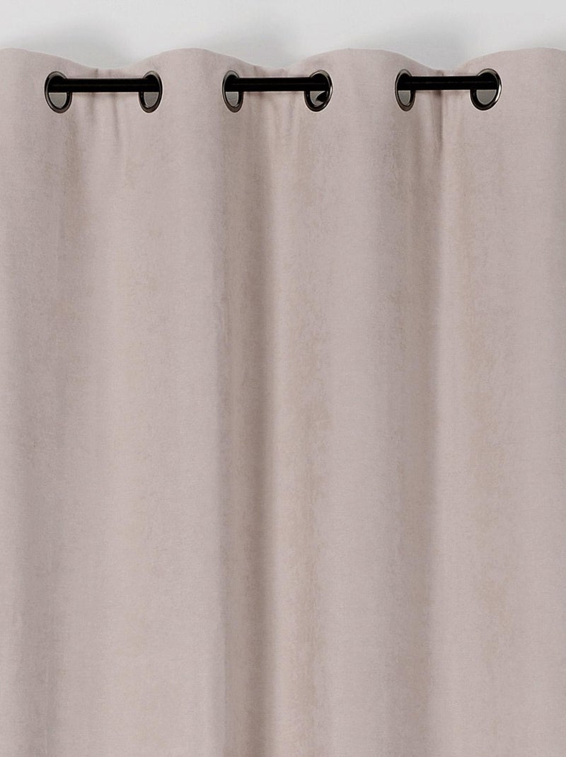 Rideau Alaska isolant et 100 % occultant Beige sable - Kiabi